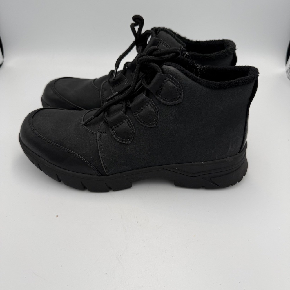 Easy Street Easy Dry Womens Black Faux Fur Lined Winter Boots 8M 81-8271 - Picture 5 of 9